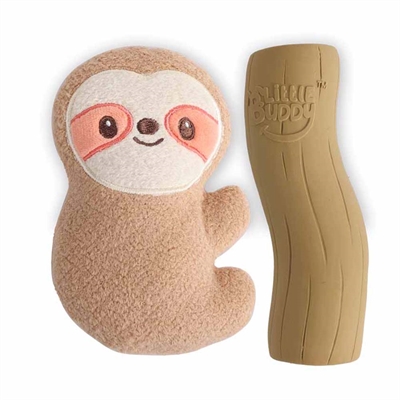 All For Paws Little Buddy Hvalpelegetøj Cuddle Dovendyr & Gren